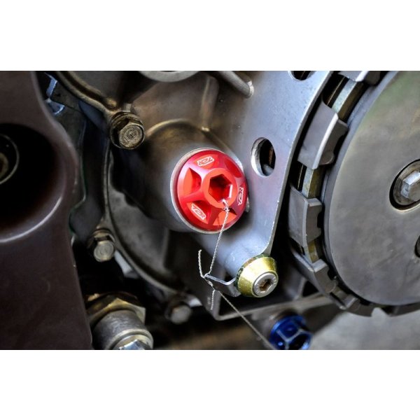 画像12: オイルフィラーキャップ 【ホンダ系】 [BLACK/RED/GOLD］