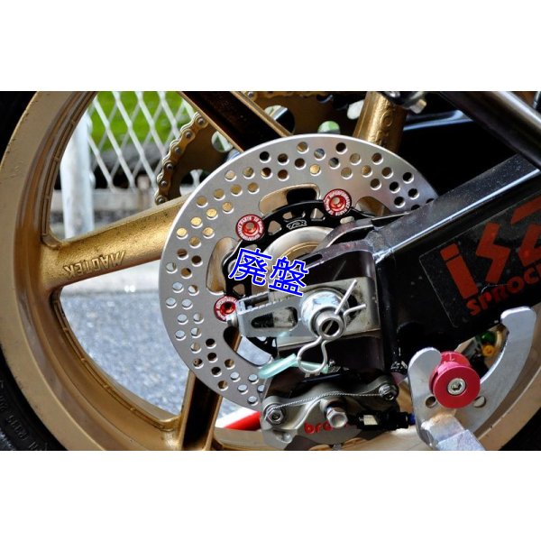 画像5: ワークスリアブレーキローター [BLACK×RED PIN] MC18/MC21