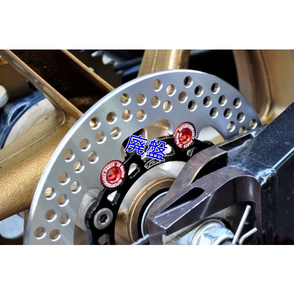 画像7: ワークスリアブレーキローター [BLACK×RED PIN] MC18/MC21