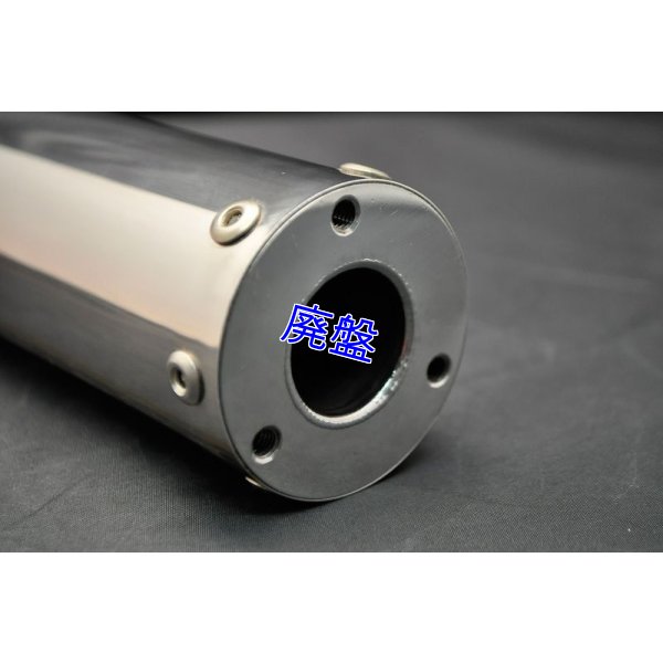 画像4: スリムフルステンレスサイレンサー（逆三角形　ボルトピッチ40mm）１本