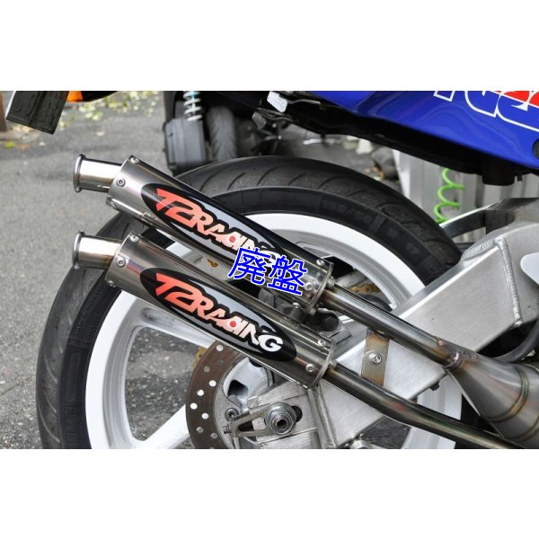 画像6: スリムフルステンレスサイレンサー（逆三角形　ボルトピッチ40mm）１本