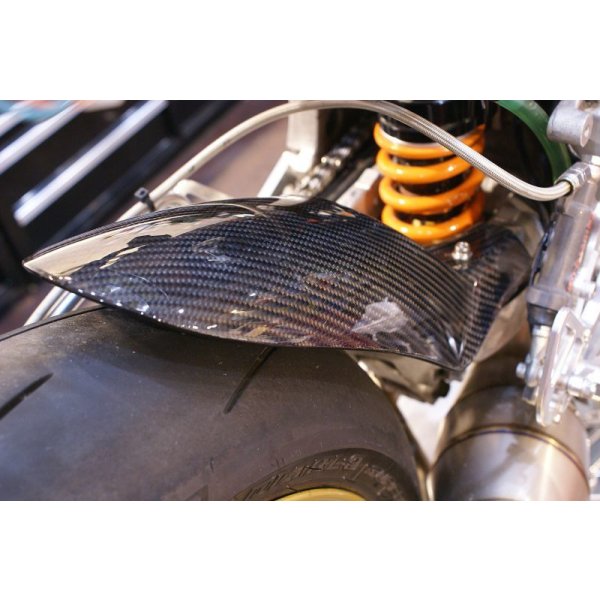 画像17: リアフェンダー [ カーボン ]　MC28用 クリアコートモデル