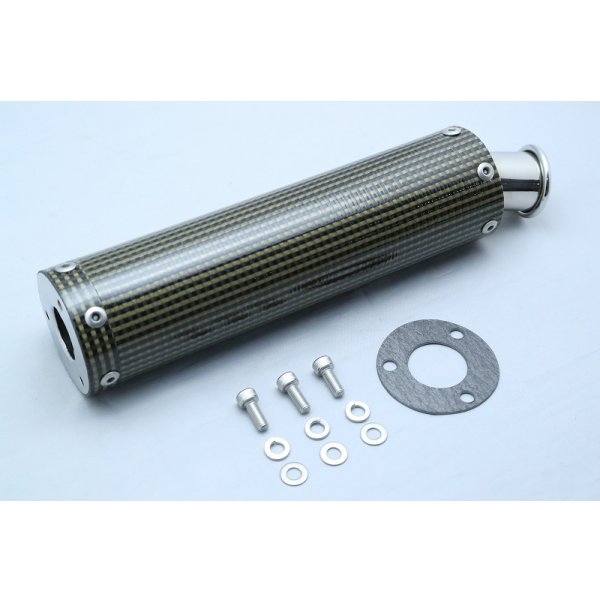 画像3: ケブラーカーボン・ステンレスサイレンサー