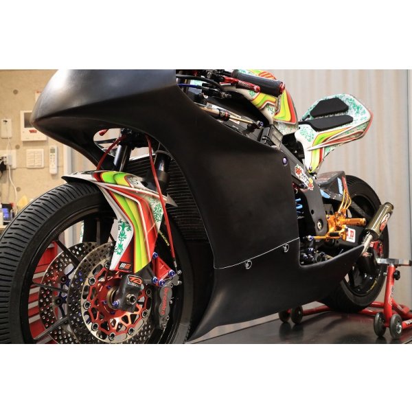 画像8: オリジナル フルカウル TYPE-3 レースタイプ  FRP製 [ 黒ゲル ] MC21・28