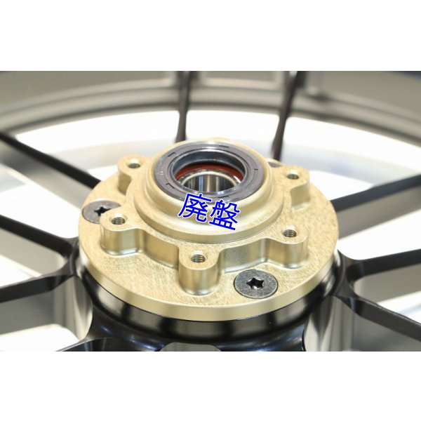 画像9: ADVANTAGE製　EXACT II　RACING 12　3.00-17/4.50-17　MC21用 前後アルミホイールセット 