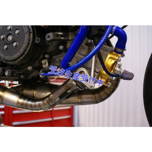 画像10: MC21・28用 左右出し チタンチャンバーボディー【 150 TITANIUM 】300cc ver.