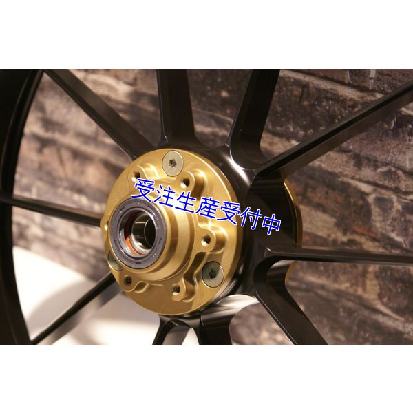 画像6: MC28用 ADVANTAGE製 アルミホイール 3.50-17/5.50-17 ＋ 190チタンチャンバーSET