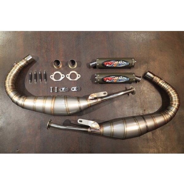 画像15: 大阪SAM-R × T2-R コラボ　RZ250R用 ステンレス 左右出しチャンバー 【 RACE 】