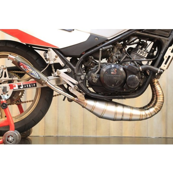 画像1: 大阪SAM-R × T2-R コラボ　RZ250R用 ステンレス 左右出しチャンバー 【 RACE 】