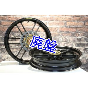 画像: ADVANTAGE製 EXACT RACING１２ 3.00-17/4.50-17 MC21用 前後マグホイールセット 