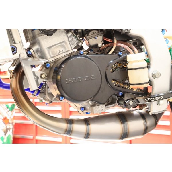 nsr50 t2レーシング チャンバー T2Racing NSR250 チャンバー本体 MC21・28右2本出し500Vスチール